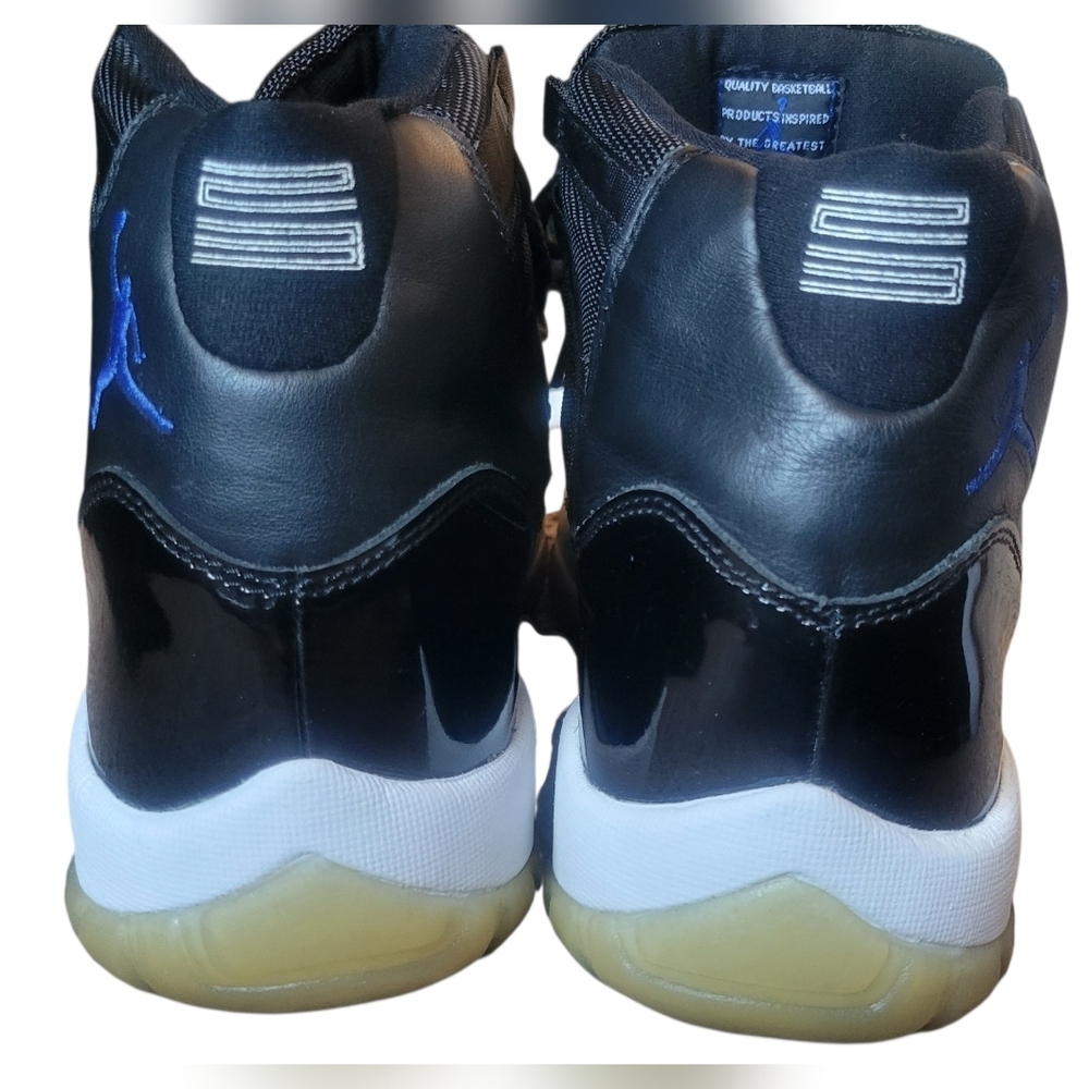 Jordan Retro11 Space Jam Black High-Top Sneakers Bascketball - Picture 3 of 12